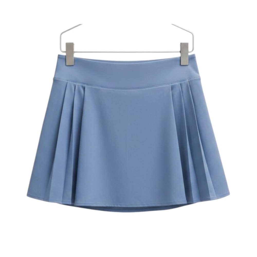Lululemon Side-Pleat High-Rise TENNIS SKIRT OASIS BLUE Lined Pockets SIZE 4 - Picture 5 of 5